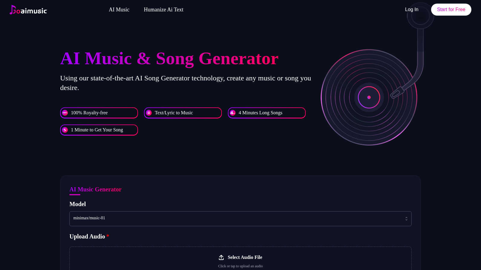 Aivon application interface and features