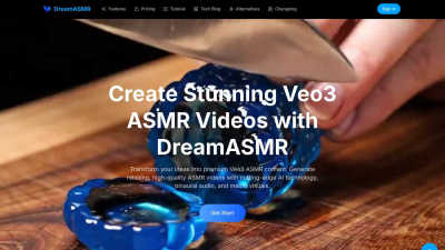 DreamASMR - AI tool for Audio & Music