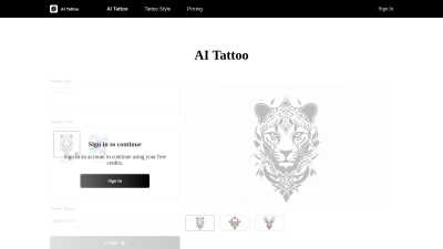 AI Tattoo - AI tool for Image & Photo
