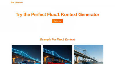 Flux.1 Kontext - AI tool for Design Tools