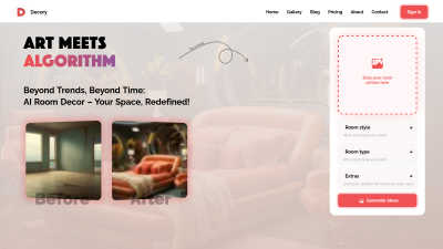 Decory - AI tool for Content Creation