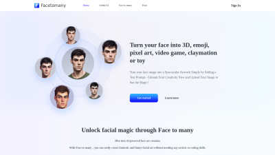 Face to Many - AI tool for Image & Photo