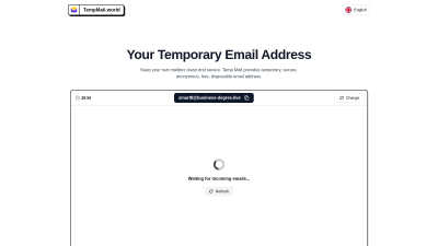 Tempmail.world - AI tool for Productivity & Management