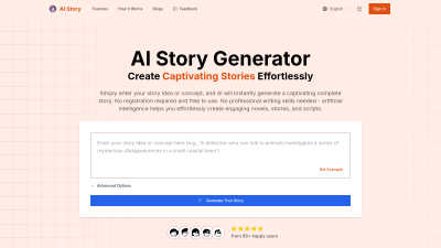 AI Story Generator - AI tool for Blogging & Publishing