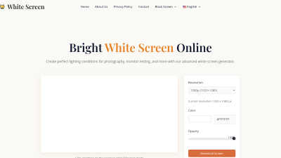 White Screen - AI tool for Accessibility