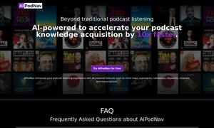 AIPodNav Website