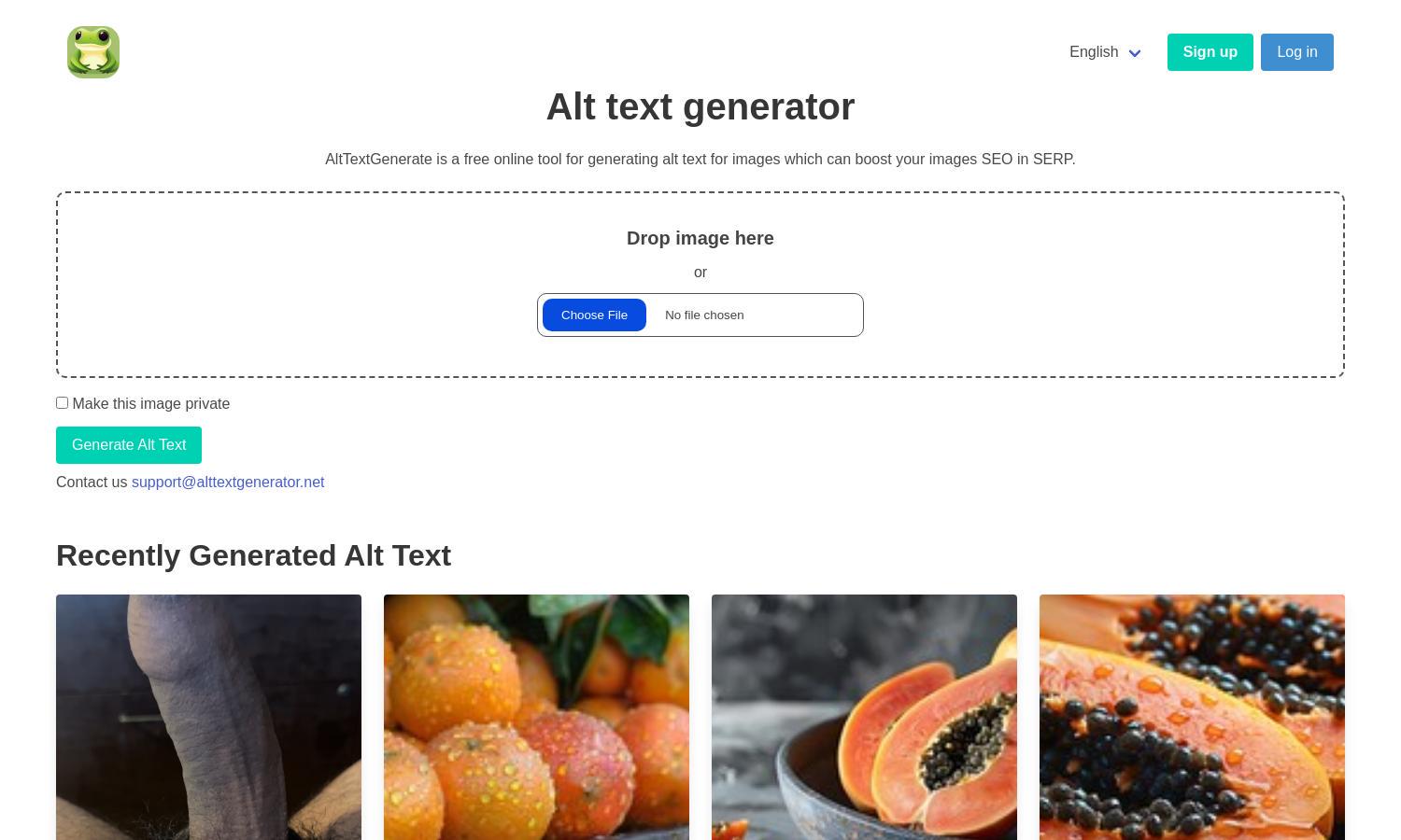 AltTextGenerator Website