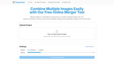 MergeImages - AI tool for Design Tools
