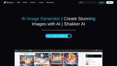 Shakker-ai image generator - AI tool for Image & Photo