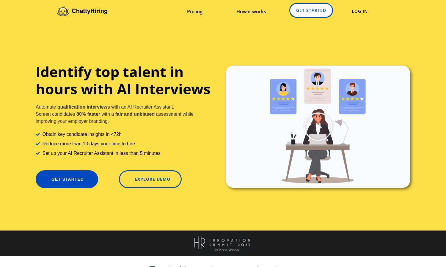 ChattyHiring Website