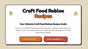 Craft Food Recipes - product for productivity