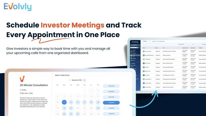 Evolvly application interface and features