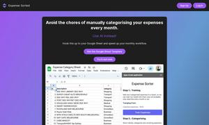 Expense Sorted Website