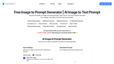 Free Image to Prompt Generator - AI tool for AI Assistants