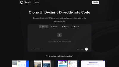 CloneUI - AI tool for Design Tools