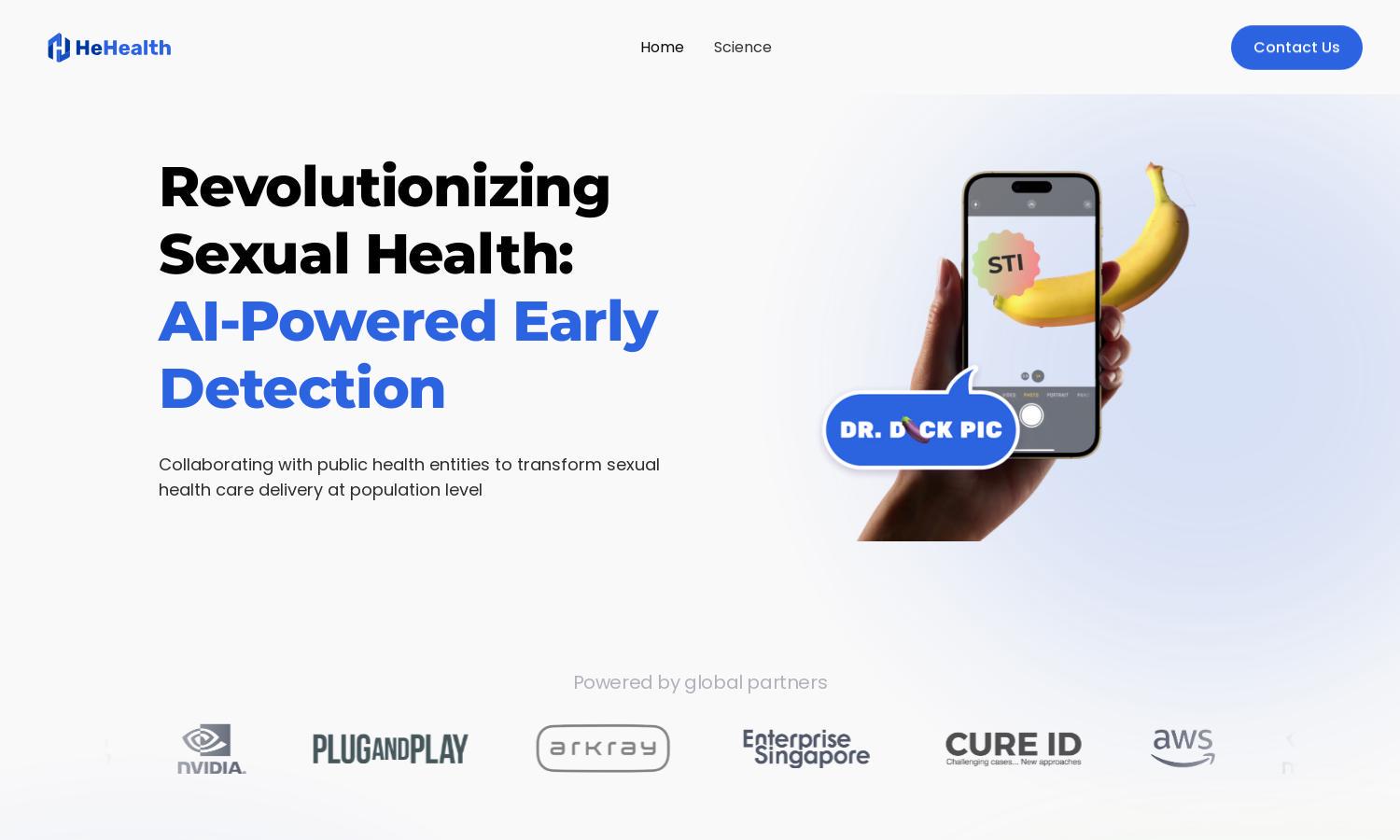 HeHealth Website