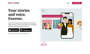 HereAfter AI Website