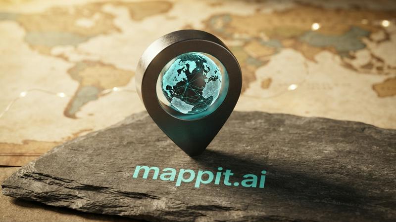 Mappit application interface and features