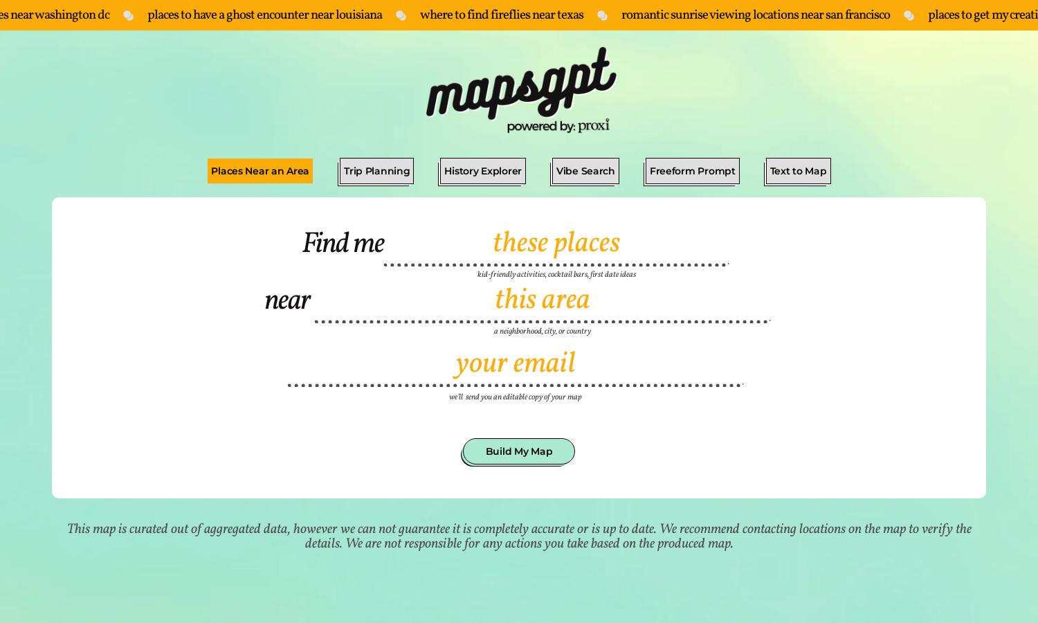 MapsGPT Website