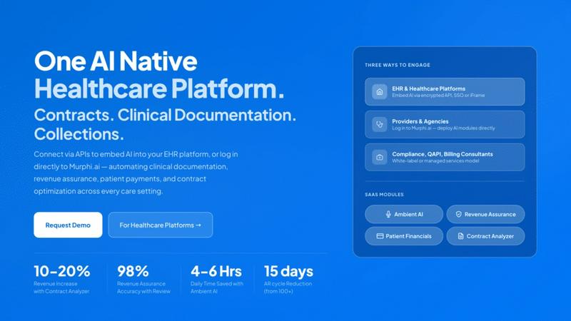 Murphi application interface and features