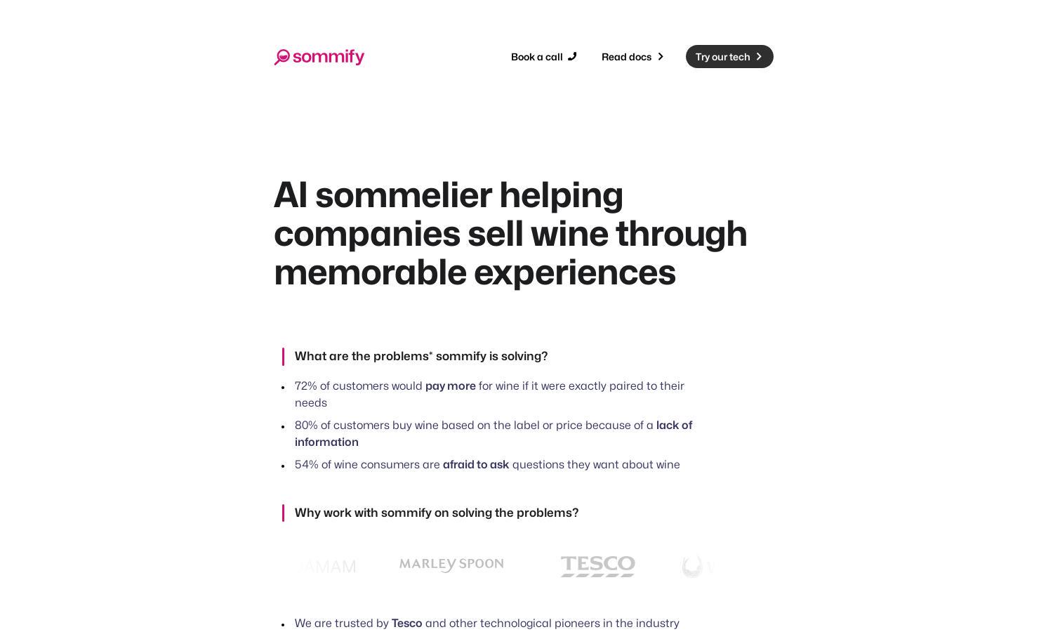 Sommify Website