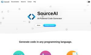 SourceAI Website