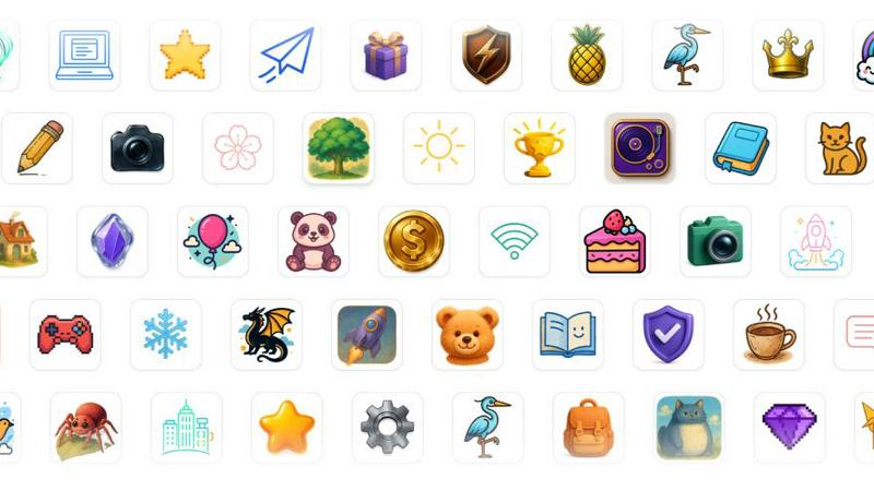 SparkIconAI application interface and features