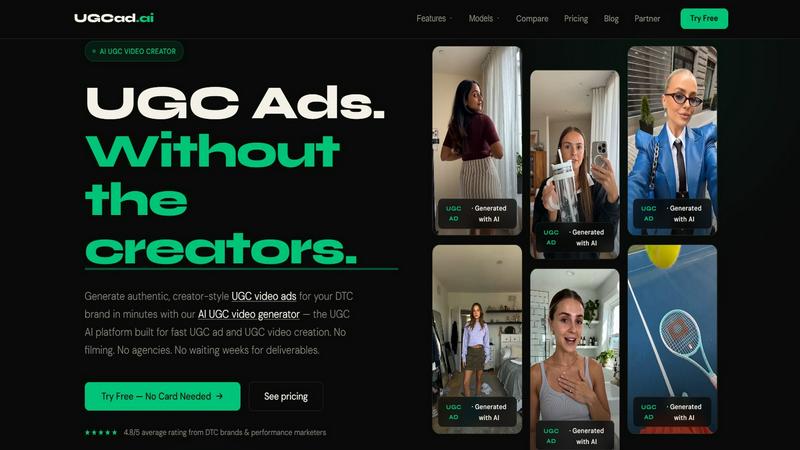 UGCad AI application interface and features