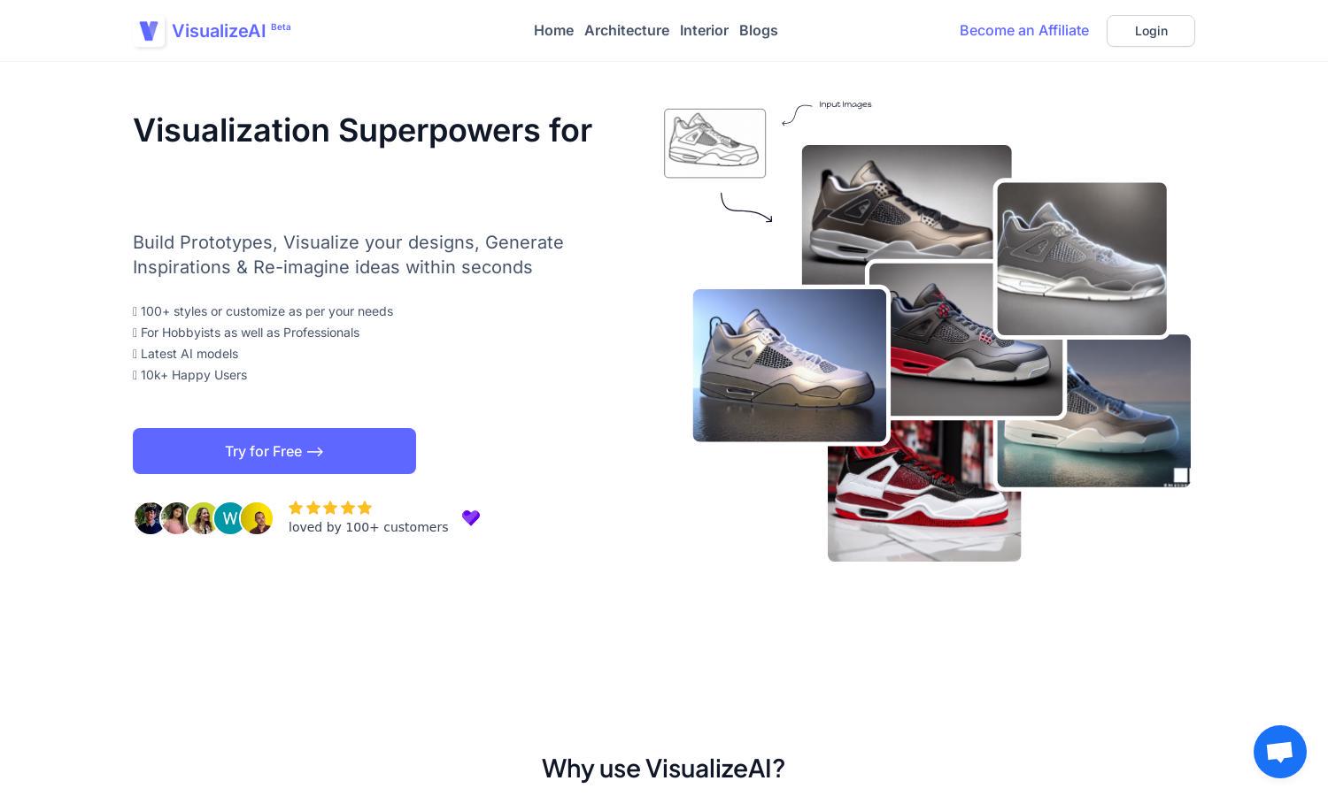 VisualizeAI Website