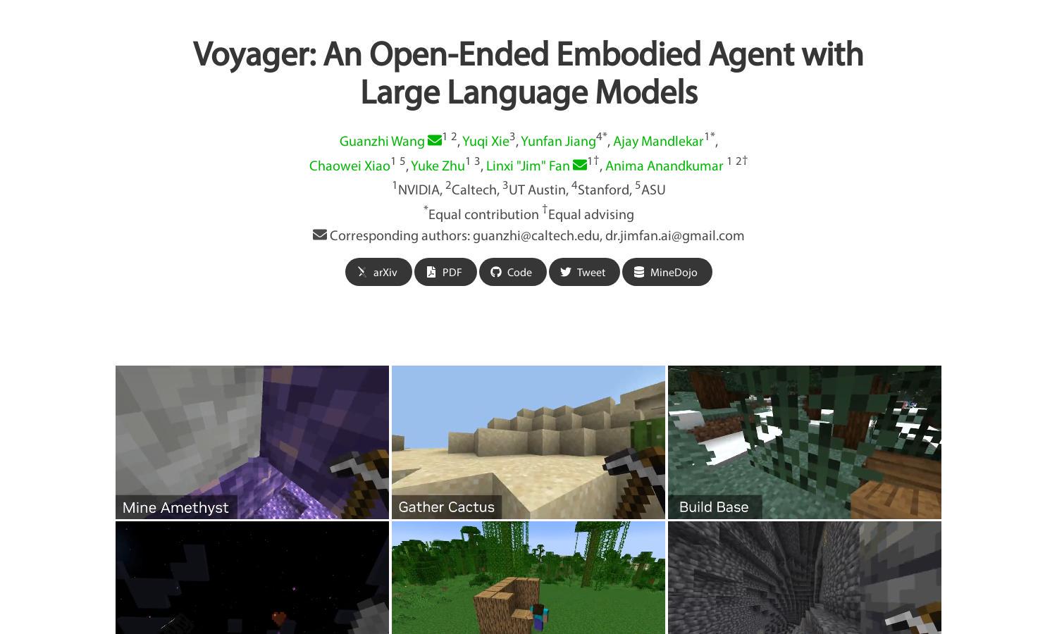 Voyager Website