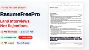 Resume Free Pro