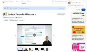 Youtube Transcript AI Summary Website
